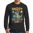 Daddy Of The Birthday Party Outfit Dinosaur Squad Dad Men Long Sleeve T-Shirt