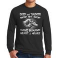 Daddy Daughter Fist Bump Matching Father's Day Best Dad Men Long Sleeve T-Shirt