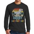 Daddy Dinosaur Of The Birthday Boy Dad Matching Family Men Long Sleeve T-Shirt