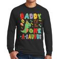 Daddy Of The One-A-Saurus 1St Birthday Boy Dinosaur Men Long Sleeve T-Shirt