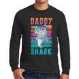 Daddy Shark Retro Vintage Dad Men Long Sleeve T-Shirt Daddy Shark Retro Vintage Dad Men Long Sleeve T-Shirt