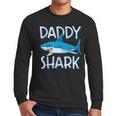 Daddy SharkShirt Fathers Day Family Matching Dad Men Long Sleeve T-Shirt