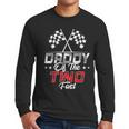 Daddy Of The Two Fast Second Birthday Racing Car Family Men Long Sleeve T-Shirt
