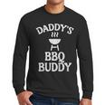 Daddys BBQ Buddy Cute Barbecue Family Match Boys Girls Kids Men Long Sleeve T-Shirt