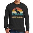 Daddysaurus DadRex Dinosaur Men Men Long Sleeve T-Shirt