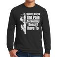 Dads Electrical Lineman Gear Husband & Lineman Wife Men Long Sleeve T-Shirt
