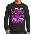 I Have My Dad's Temper & My Mama's Mouth Daughter Kids Men Long Sleeve T-Shirt