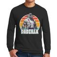 Dadzilla The Rad Dad Kaiju Vibes Men Long Sleeve T-Shirt