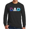 Disney Frozen Elsa Anna Olaf Dad Father's Day Birthday Men Long Sleeve T-Shirt