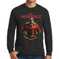 Disney Pixar The Incredibles 2 Mr Incredible Vintage Dad Men Long Sleeve T-Shirt