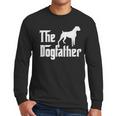 The DogfatherShirt Boxer Dog Lover Shirt For Men Dad Men Long Sleeve T-Shirt