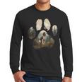 English Springer Spaniel Mountain Paw Dog Mom Dad Men Long Sleeve T-Shirt
