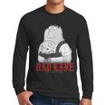 Family Guy Peter Stewie Dad Life Distressed Big Chest Logo Men Long Sleeve T-Shirt Family Guy Peter Stewie Dad Life Distressed Big Chest Logo Men Long Sleeve T-Shirt