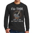 Fathor Dad Father Father's Day Classic Fit Short Sleeve T-Shirt Size Small Men Long Sleeve T-Shirt