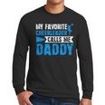 My Favorite Cheerleader Calls Me Daddy Cheer Dad Fathers Day Men Long Sleeve T-Shirt