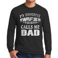 My Favorite Swimmer Calls Me Dad Vintage Swim Pool Men Long Sleeve T-Shirt My Favorite Swimmer Calls Me Dad Vintage Swim Pool Men Long Sleeve T-Shirt