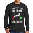 Fishing Dad Men Reel Cool Fish Bass Fishing Men Long Sleeve T-Shirt