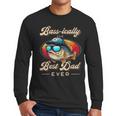 Fishing Father's Day Dad Fisherman Birthday Graphic Men Long Sleeve T-Shirt