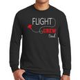 Flight Crew Airplane Birthday Dad Airplane Matching Family Men Long Sleeve T-Shirt