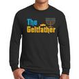 Gelt Father Hanukkah Menorah Jewish Dad Pajamas Men Long Sleeve T-Shirt