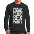 Gender Reveal Mum Dad Party Men Long Sleeve T-Shirt