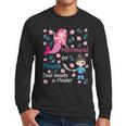 Gender Reveal Party Shirt Mermaid Or Pirate Dad Wants Pirate Men Long Sleeve T-Shirt