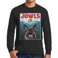 German Shepherd Jowls Hamburger GSG Dog Mom Dog Dad Men Long Sleeve T-Shirt