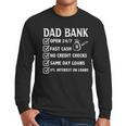 Girl Father's Day Daddy & Dad Of Girls Outnumbered Men Long Sleeve T-Shirt