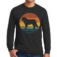 Golden Mountain Vintage Retro Mum Dad Dog Men Women Kids Men Long Sleeve T-Shirt