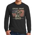 Great Dane Dad Dog Lovers American Flag 4th Of July Men Long Sleeve T-Shirt Great Dane Dad Dog Lovers American Flag 4th Of July Men Long Sleeve T-Shirt