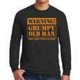 Grumpy Old Man Tee Shirt For Grandfathers Dads Father's Day Men Long Sleeve T-Shirt