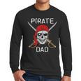 Halloween Pirate Skull Apparel Pirate Dad V-Neck Short Sleeve Cotton 100 T-Shirt Small Men Long Sleeve T-Shirt