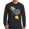 Happy Birthday Daddy Cute Toddler Dad's Birthday Party Men Long Sleeve T-Shirt