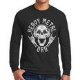 Heavy Metal Dad Shirt Rock Metalhead Heavy Metal Dad Men Long Sleeve T-Shirt