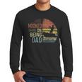 Hooked On Being Dad Fishing Dad Father's Day Men Long Sleeve T-Shirt