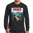 Humorous Paws Parody Cat Mouse For Cat Lover Cat Mom Cat Dad Men Long Sleeve T-Shirt Humorous Paws Parody Cat Mouse For Cat Lover Cat Mom Cat Dad Men Long Sleeve T-Shirt