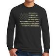 Husband Daddy Protector Hero Fathers Day Camo American Flag Men Long Sleeve T-Shirt