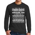 I'm A Stubborn Daughter But My Freaking Awesome Dad Men Long Sleeve T-Shirt
