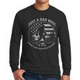 Just A Dad Who Always Came Back With The Milk Daddy Bigfoot Men Long Sleeve T-Shirt Just A Dad Who Always Came Back With The Milk Daddy Bigfoot Men Long Sleeve T-Shirt