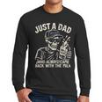 Just A Dad Who Always Came Back With The Milk Shirt Skeleton Men Long Sleeve T-Shirt Just A Dad Who Always Came Back With The Milk Shirt Skeleton Men Long Sleeve T-Shirt