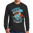 I Love My Dad Rawr Dinosaur Fathers Day Dino Toddler Boy Men Long Sleeve T-Shirt