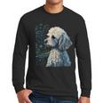 Maltipoo Starry Night Van Gogh Maltipoo Mom Dad Owner Men Long Sleeve T-Shirt