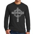 Man Of God Religious Christian Cross Husband Dad Fathers Day Men Long Sleeve T-Shirt