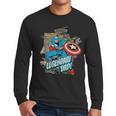 Marvel Captain America Legendary Dad Father's Day Men Long Sleeve T-Shirt