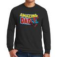 Marvel Spider-Man Amazing Dad Comic Book Father's Day Men Long Sleeve T-Shirt