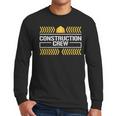 Matching Boys And Dad Mom Construction Digger Birthday Party Men Long Sleeve T-Shirt