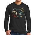 Matching Gamer Tee For Dad Mom & Kids Player 123 Men Long Sleeve T-Shirt