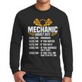 Mechanic Men Dad Hourly Rate Car Auto Garage Mechanic Men Long Sleeve T-Shirt Mechanic Men Dad Hourly Rate Car Auto Garage Mechanic Men Long Sleeve T-Shirt