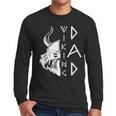 Men Celtic Norse Mythology Viking Dad Men Long Sleeve T-Shirt