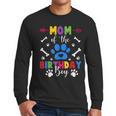 Mom And Dad Mom Of The Birthday Boy Dog Paw Family Matching Men Long Sleeve T-Shirt